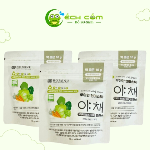 Bánh Gạo  Bobsnu  Cân Bằng rau Củ Quả 10g