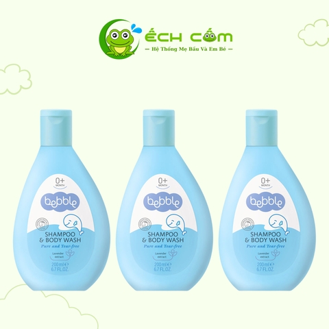 BEBBLE SHAMPOO & BODY WASH 200ML