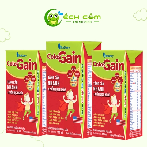 Sữa Nước Colos Gain 110 ml  ( Lốc 4 Hộp )