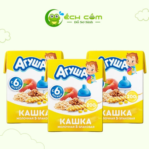 Sữa Ngày Ngũ Cốc Vị Đào Agusha 200ml