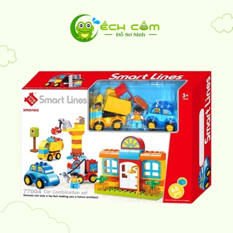 Bộ lắp ghép phương tiện giao thông 68 mảnh ghép