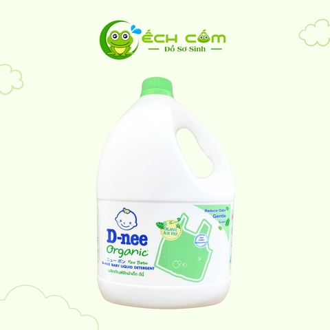 Nước giặt quần áo em bé D-nee xanh lá 3L