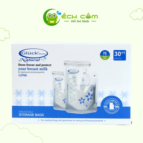 Túi Trữ Sữa  Gluck GP06  Hộp 30 Túi