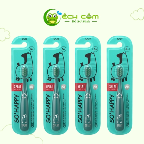 BÀN CHẢI ĐÁNH RĂNG CHO TRẺ EM CAO CẤP SPLAT - Màu xanh dương