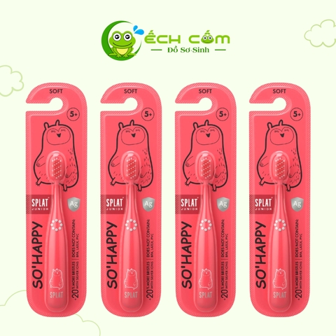 Bàn Chải Đánh Răng  Cho Trẻ Em Cao Cấp  SPLAT - Màu Đỏ
