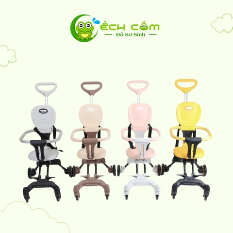 Xe Đẩy gấp Gọn  OLWEN ( xanh _ Hồng _Vàng _Kem ) TOBE