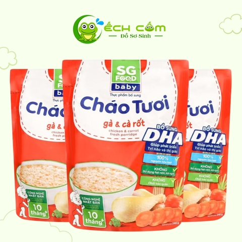 Cháo tươi baby (gà -cà rốt )