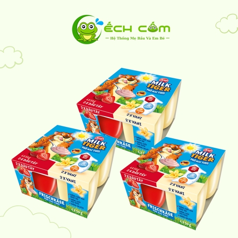 Phô Mai Tươi MILK TIGER Vị Dâu Vani