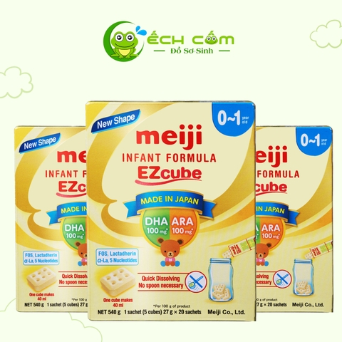 Sản phẩm dinh dưỡng công thức Meiji Infant Formula Ezcube 540g