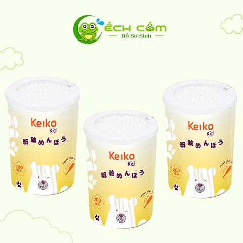Tăm Bông Keiko  Kid 200 Giọt Nước