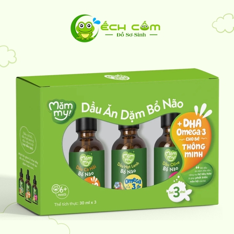 Sét 3 Dầu Ăn  Dặm Bổ Não Măm my