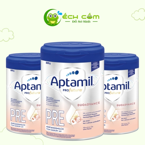 Sản phẩm dinh dưỡng công thức cho trẻ sơ sinh Aptamil Profutura DUO ADVANCE Pre Anfangsmilch Von Geburt An khối lượng tịnh 800g