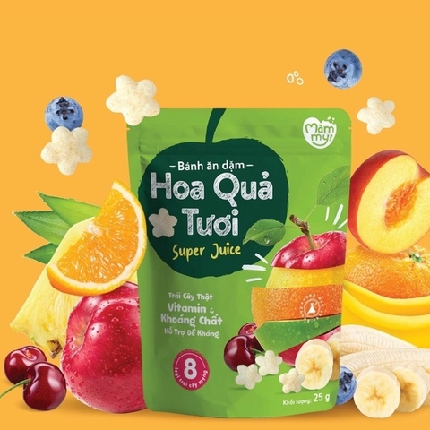 Bánh Ăn Dặm Vị Hoa Quả Tươi mămmy