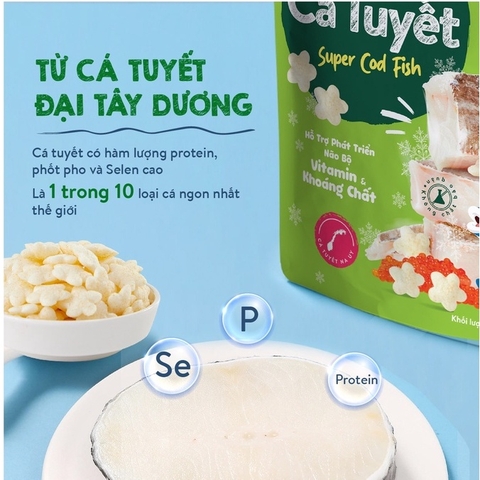 Bánh Ăn Dặm Mămmy  Vị cá Tuyết