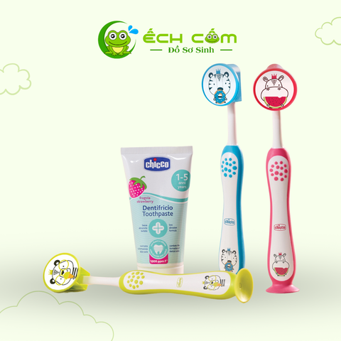 Bàn chải đánh răng Xanh biển Chicco 6-36M
