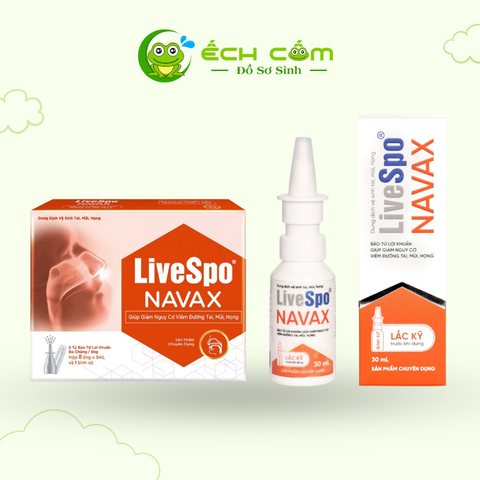 LIVESPO® NAVAX chuyên dụng (bình xịt nhựa 20 ml) (Phiếu tiếp nhận hồ sơ công bố tiêu chuẩn áp dụng của trang thiết bị y tế thuộc loại A số 210001337/PCBA-HN của Sở Y tế thành phố Hà Nội. Sản phẩm DNKHCN số 103/DNKHCN do Sở KHCN HN cấp)