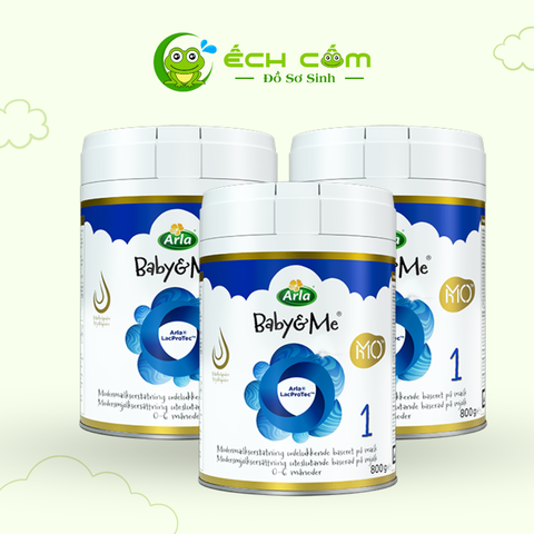 SPDD Arla Baby & Me HMO Stage 1 có chứa sữa 800g/hộp, 6 hộp/ thùng