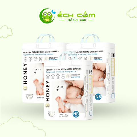 Bỉm trẻ em HONEY, dạng tã dán ,Size NB(70 cái/ bịch )