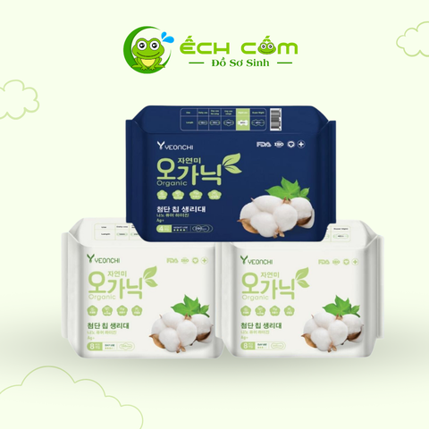 Băng Vệ Sinh  Ban Ngày Yeonchi Premium 8 miếng Có Cánh  24,5 cm