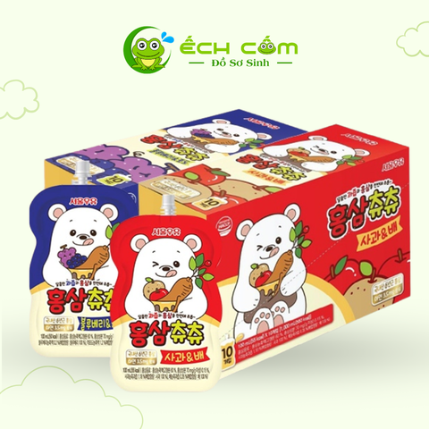 Nước uống hồng sâm chuchu vị Việt quất, nho