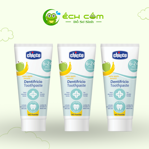Kem đánh răng Chicco hương chuối-táo 6M+
