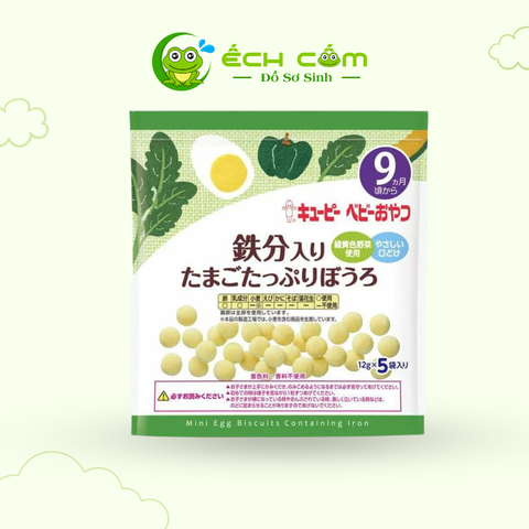 Thức ăn bổ sung Bánh trứng sữa bổ sung Chất sắt (Kewpie) Simba 60g