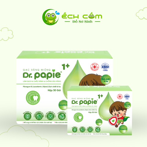 Gạc răng miệng Dr.Papie 1+ (30 gói)