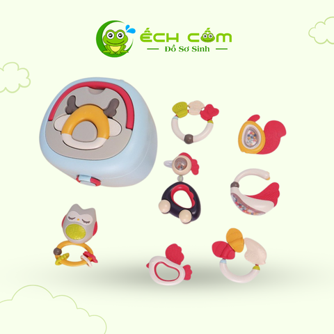 Đồ Chơi Xúc Xắc Gặm Nướu 8 Món Royal  Care 1021 -822-493-58