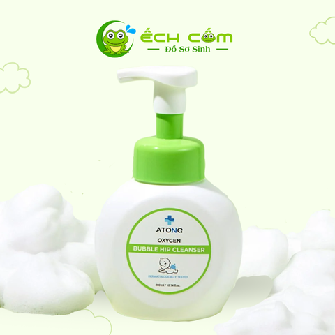 Bọt vệ sinh mông cho em bé Atono2 Oxygen, dạng bọt, 300ml/chai , hiệu : Atono2