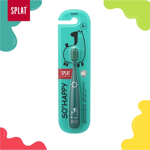BÀN CHẢI ĐÁNH RĂNG CHO TRẺ EM CAO CẤP SPLAT - Màu xanh lá