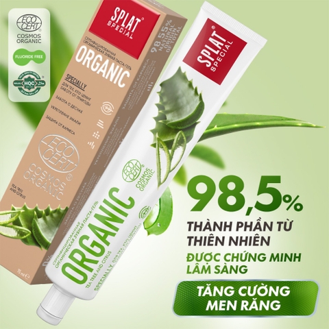 SPLAT SPECIAL KEM ĐÁNH RĂNG THẢO MỘC HỮU CƠ ORGANIC CHĂM SÓC TOÀN DIỆN 75Ml
