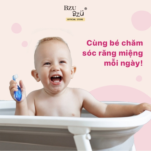 BZU BZU Kids Toothbrush (Blue)/ Bàn chải đánh răng dành cho trẻ em BZU BZU (Xanh)