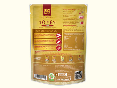 Cháo SGF Tổ Yến Cá Hồi