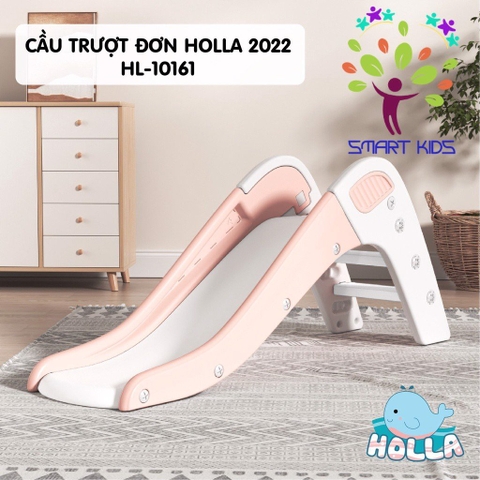 Cầu Trượt Đơn  Hola 2022 HL 10161  ( Xám _Hồng _ Xanh )