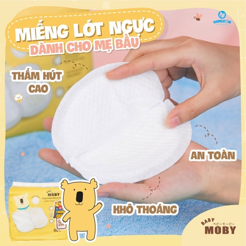 lót thấm sữa moby
