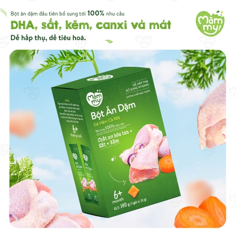 Bột Ăn Dặm Măm my  _(gà hầm cà Rốt )