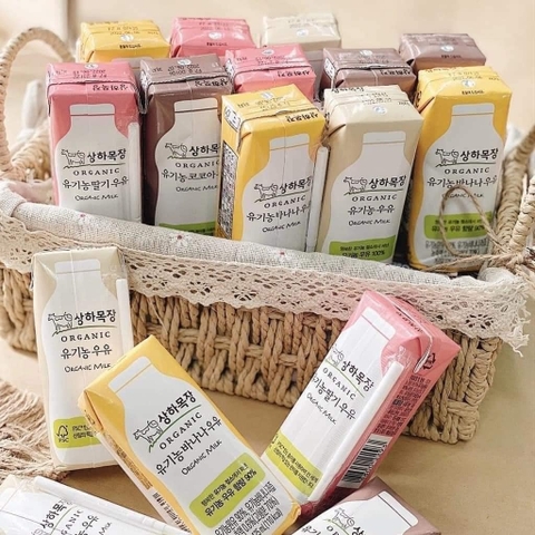 Sữa Hữu Cơ Maeil 125 ml  ( Lốc 4 Hộp ) Vị Chuối