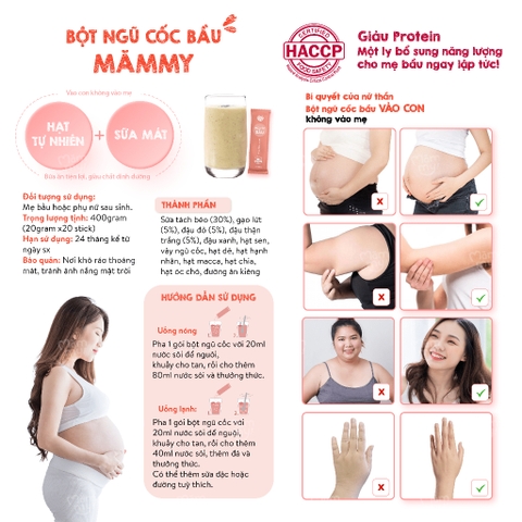 Bột Ngũ Cốc bầu 400 g Măm my