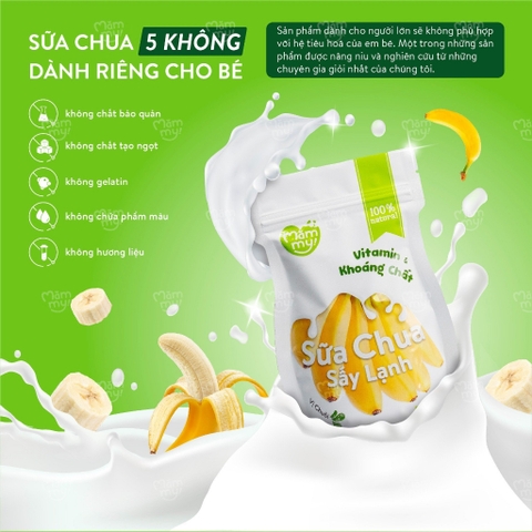 Sữa Chua sấy lạnh  Măm my _ Vị Chuối