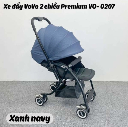 Xe Đẩy VOVO 2 Chiều Premium xanh _VO-0207