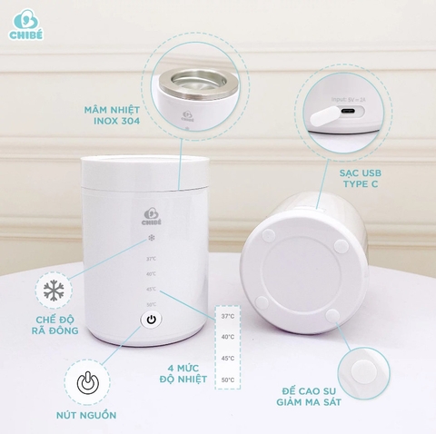 Máy Hâm Sữa Di Động CHIBE  _CB020