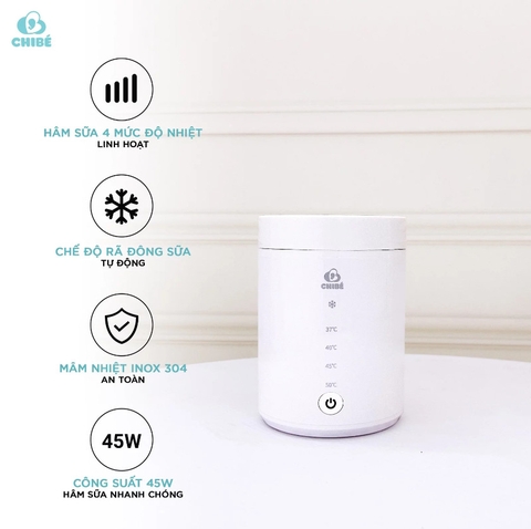 Máy Hâm Sữa Di Động CHIBE  _CB020