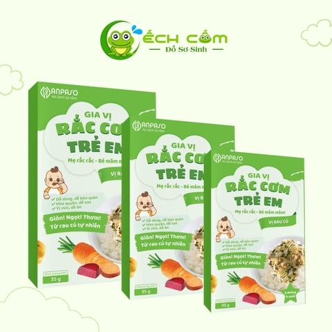 Gia vị rắc cơm trẻ em Anpaso vị rau củ 35g