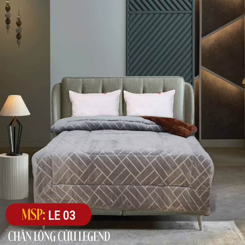 CHĂN LÔNG CỪU CAO CẤP LEGEND LE03
