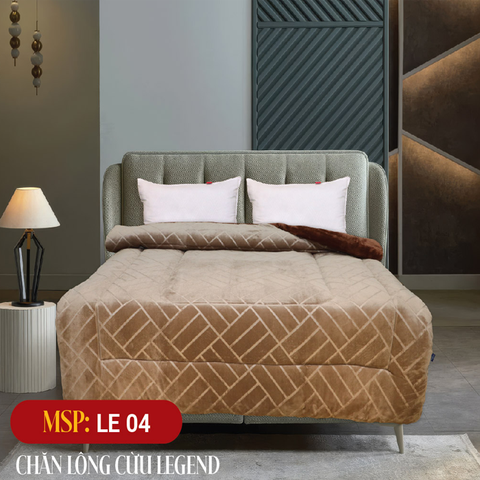 CHĂN LÔNG CỪU CAO CẤP LEGEND LE04