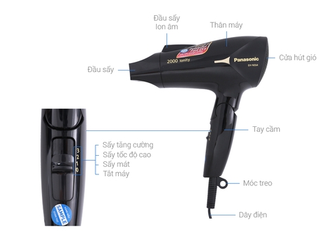Máy Sấy Tóc Panasonic EH-NE64-K645 2000 W - Chính Hãng