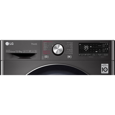 Máy giặt sấy LG FV1413H3BA Inverter 13kg/8kg - Chính hãng