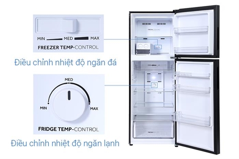 Tủ lạnh Aqua Inverter 328 lít AQR-T380FA(SL)
