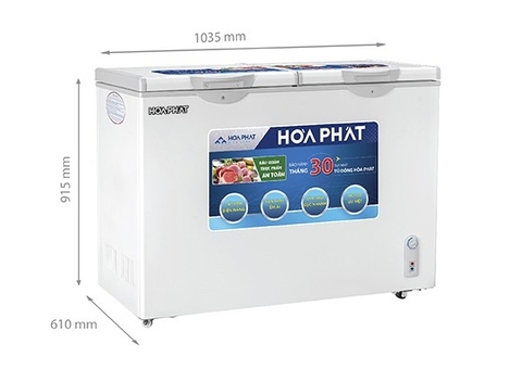 Tủ đông Hòa Phát 205 lít 2 ngăn HCF 506S2Đ2 - Dàn đồng