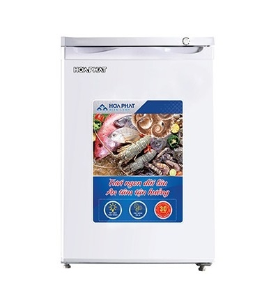 Tủ đông Hòa Phát 106 lít HUF 300SR1 - Dàn hợp kim